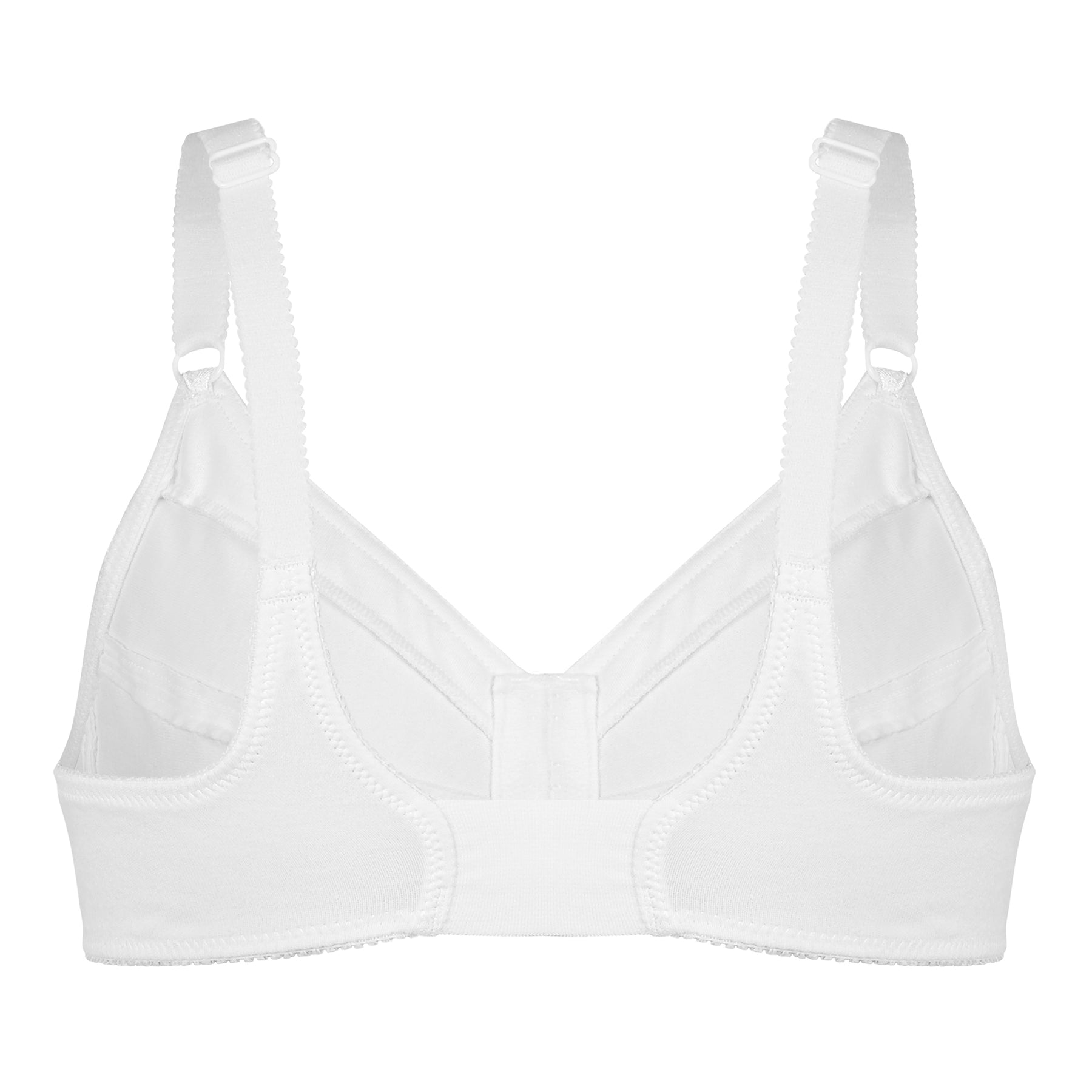 Comfortable Unlined Wireless Cotton Bra with Front Closure
