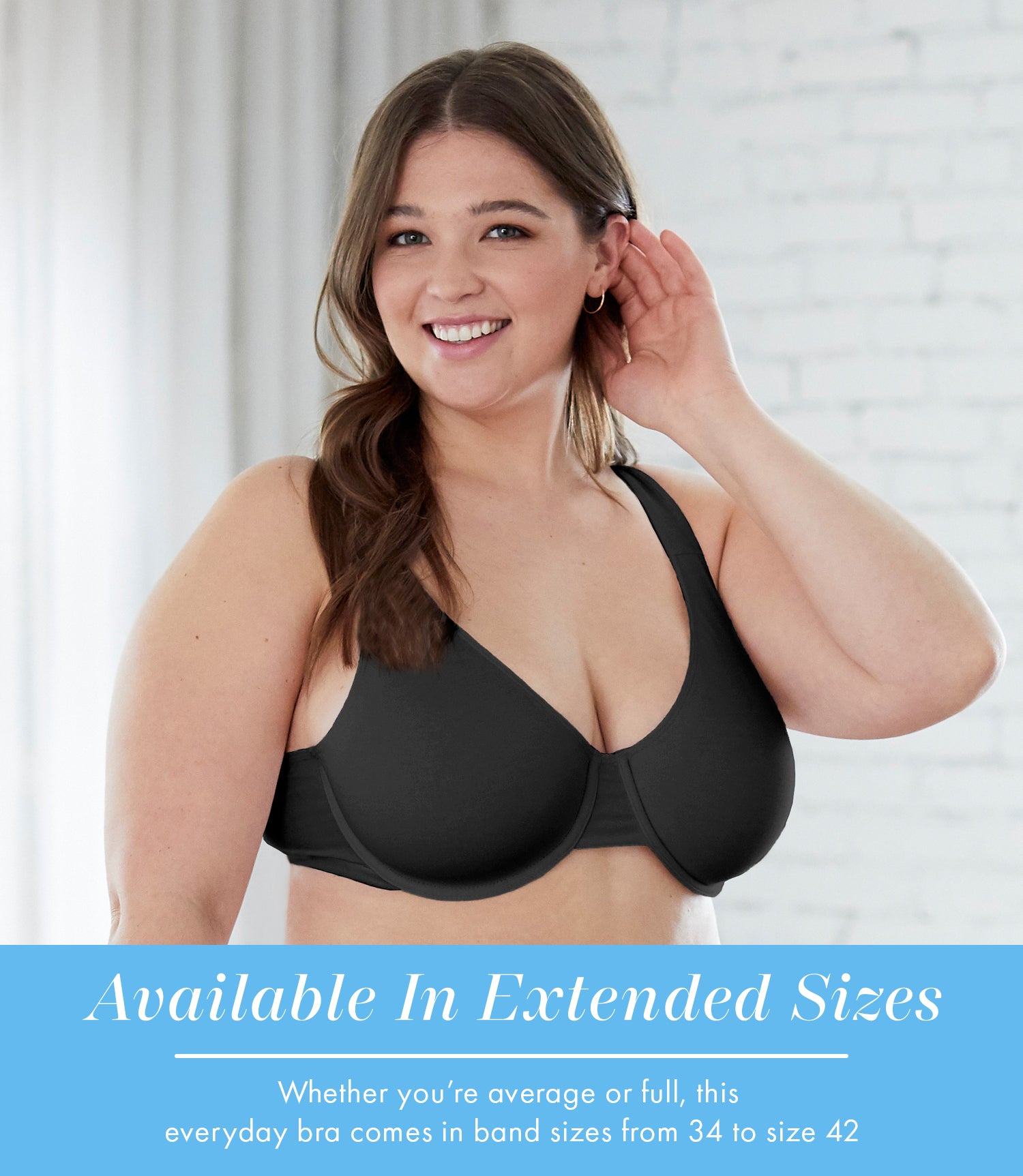 Everyday Unlined Cotton Stretch T-Shirt Bra with Underwire Support