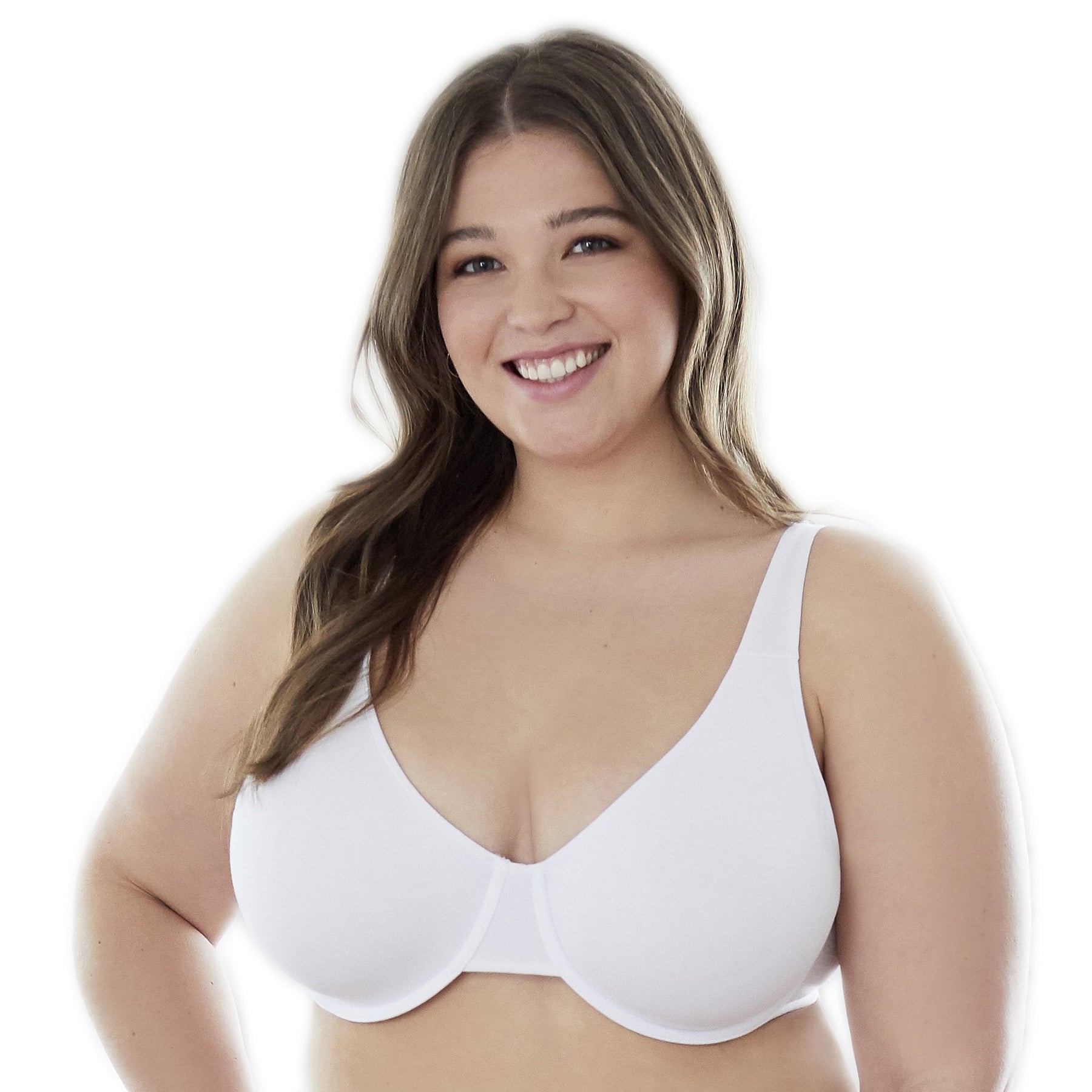 Oscrenia Women's Full Coverage Non-Padded T-Shirt Bra - Soft Underwire, Plus Size, Comfort Fit