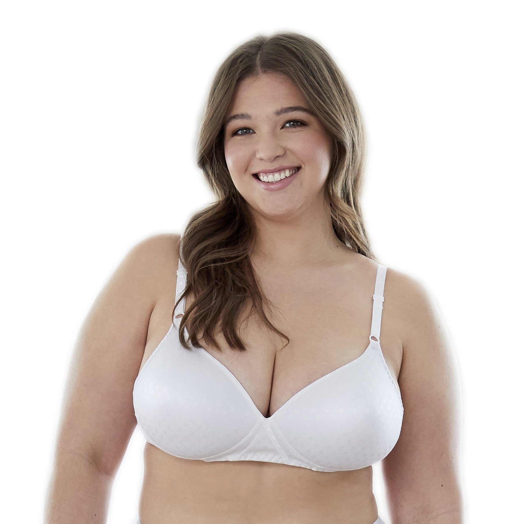 Patterned Wireless Cotton Bra with Light Padding