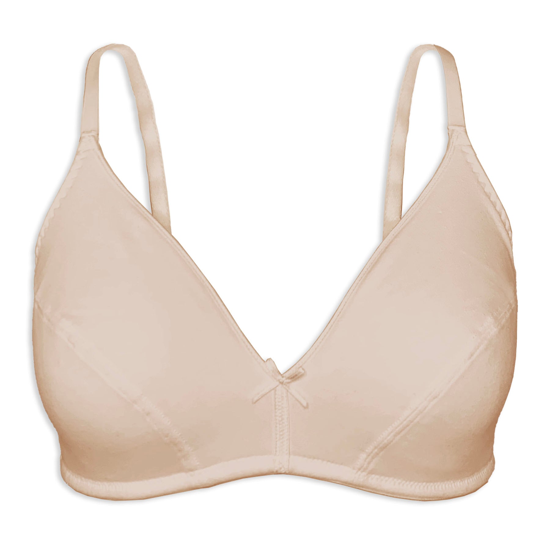 Cotton Wireless Bra with lightly lined cups - 2 Pack