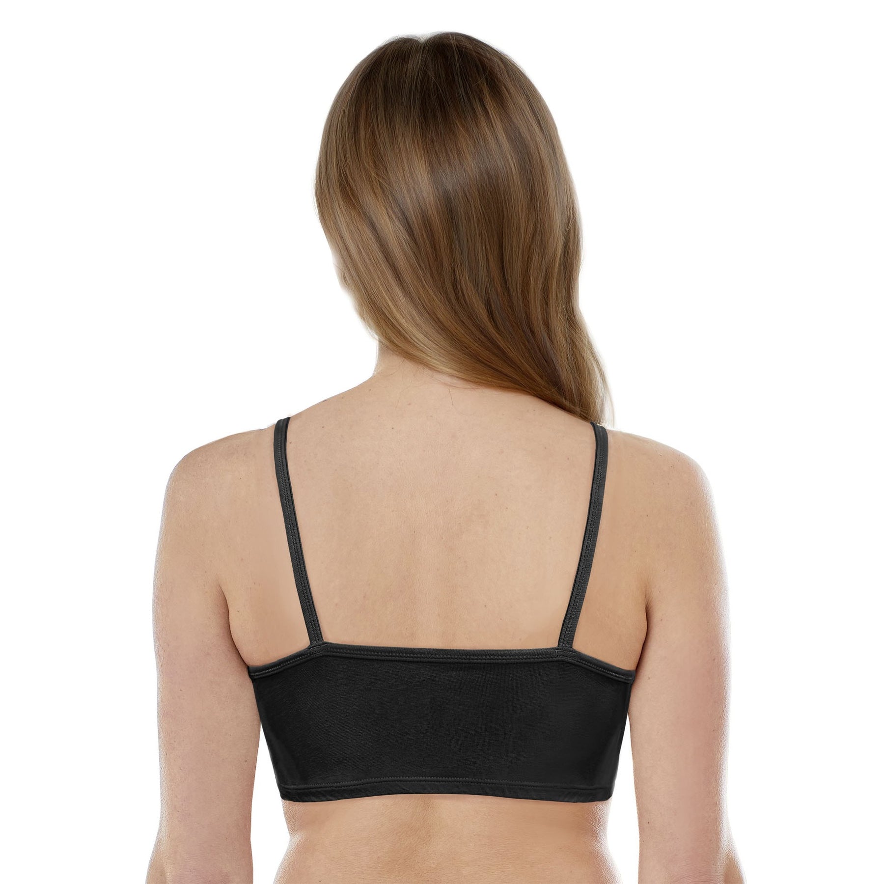 Spaghetti Strap Cotton Comfort Bra, 3-Pack