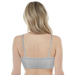 Spaghetti Strap Cotton Comfort Bra, 3-Pack