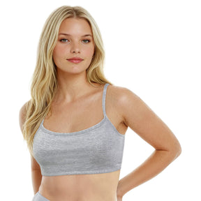 Spaghetti Strap Cotton Comfort Bra, 3-Pack