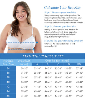 Patterned Wireless Cotton Bra with Light Padding