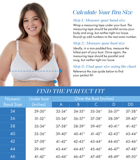 Striped Wireless Cotton Bra with Lightly-Lined Cups