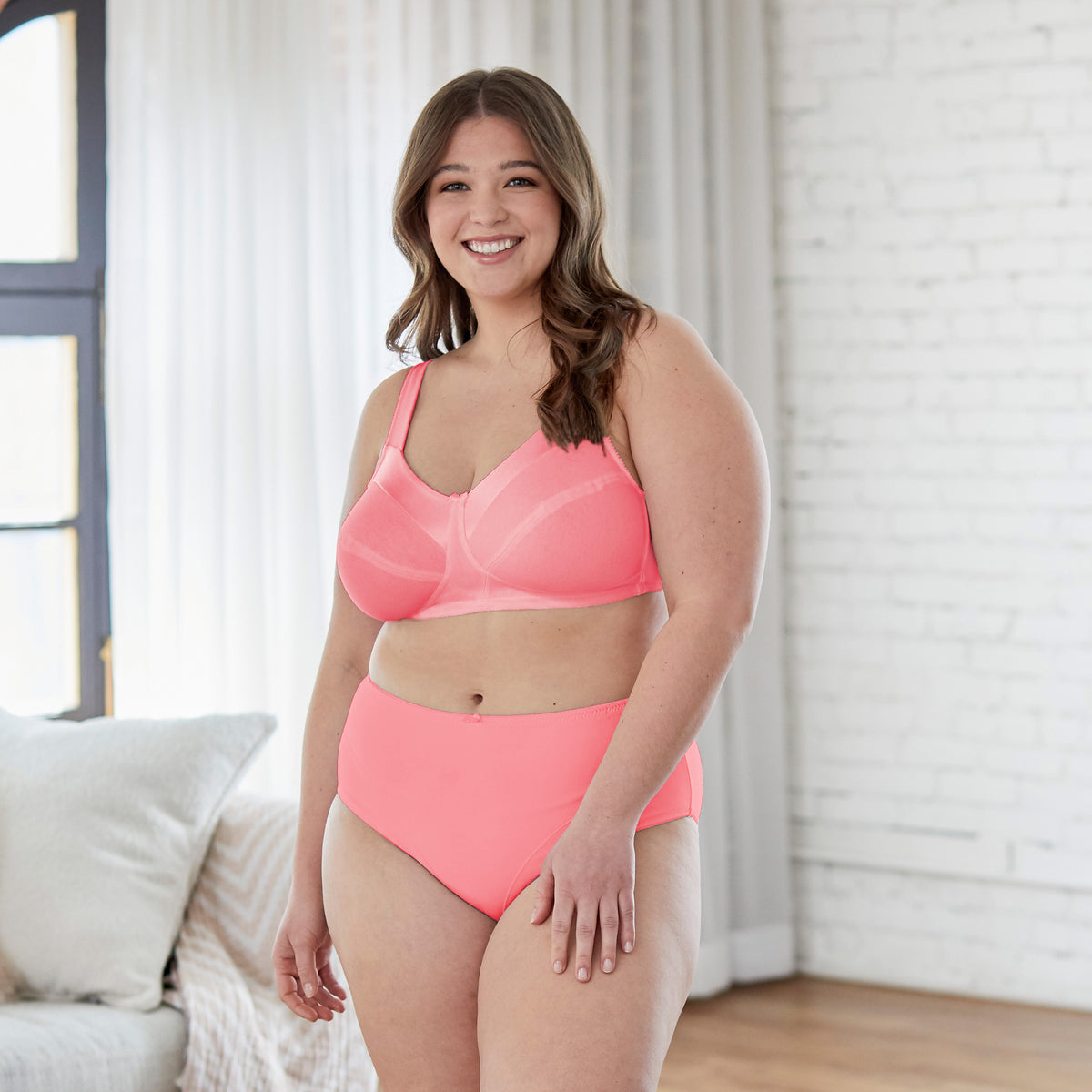 An unlined everyday bra from Bestform is ready for you to try!⁠ ⁠ Size  Range: 12-20 and B-DD⁠ Colours: Sand, Black, White⁠ ⁠