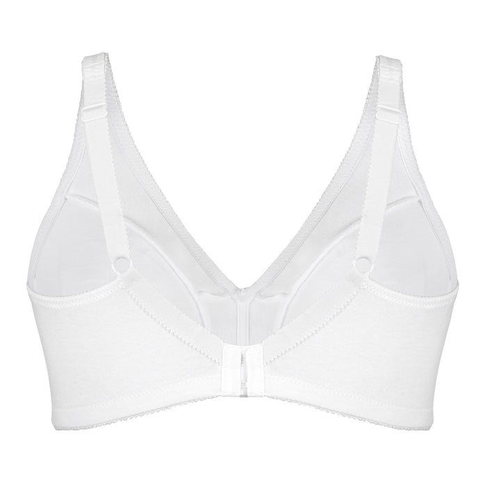 Cotton Bra, Unlined Seamed Cups, Wireless 6825