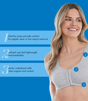 Everyday Cotton Snap Bras - Full-Freedom Front Close Thin Padded Bras of  Women (32BC, Beige) at  Women's Clothing store