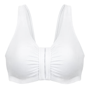 Pisexur Front closure bras for women,Convenient Front Button Bra, Front  Closure Sports Bras Women Cotton Ultra Soft Cup, Everyday Sleep Bras, Front  Closure Cotton Sports Bras 