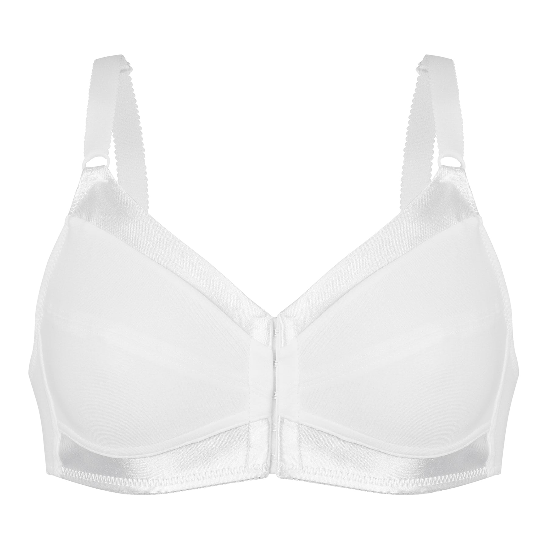 PENGXIANG Easy On Front Closure Wireless Comfort Bra for Women Wireless  Cotton Sleep Bras Size 80/36-100/44 