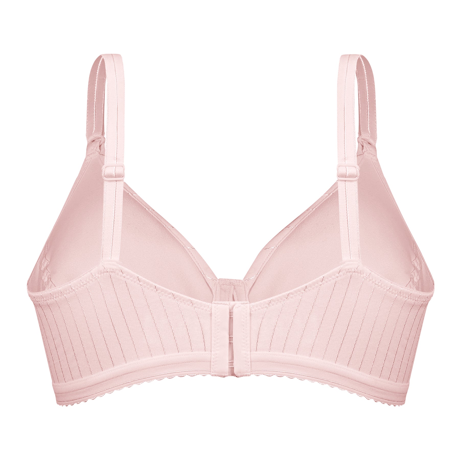 Buy SOUMINIE Flexi Fit Cotton Non Padded Bra (Pink, 30D) at